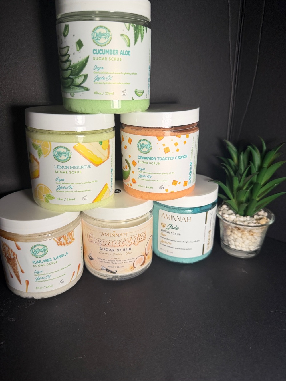 💕 $7 each 💕Aminnah and Dill Picky Sugar Scrub Bundle